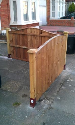 wooden fence