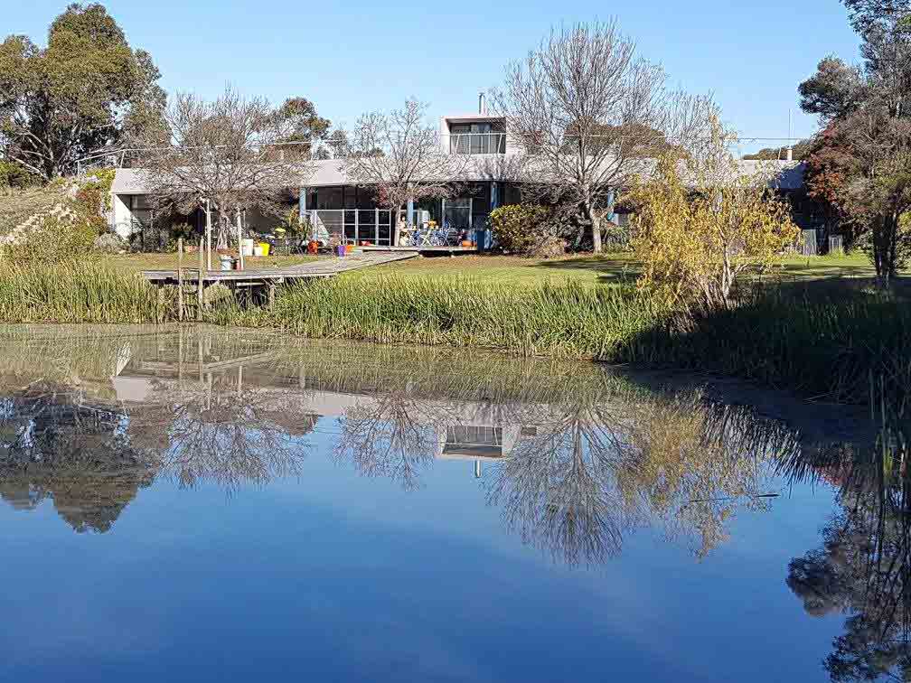 a home near a river