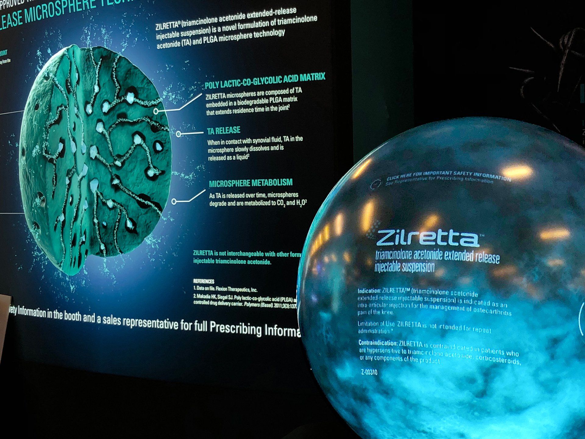 Pufferfish Interactive Display in Zilretta Tradeshow Booth