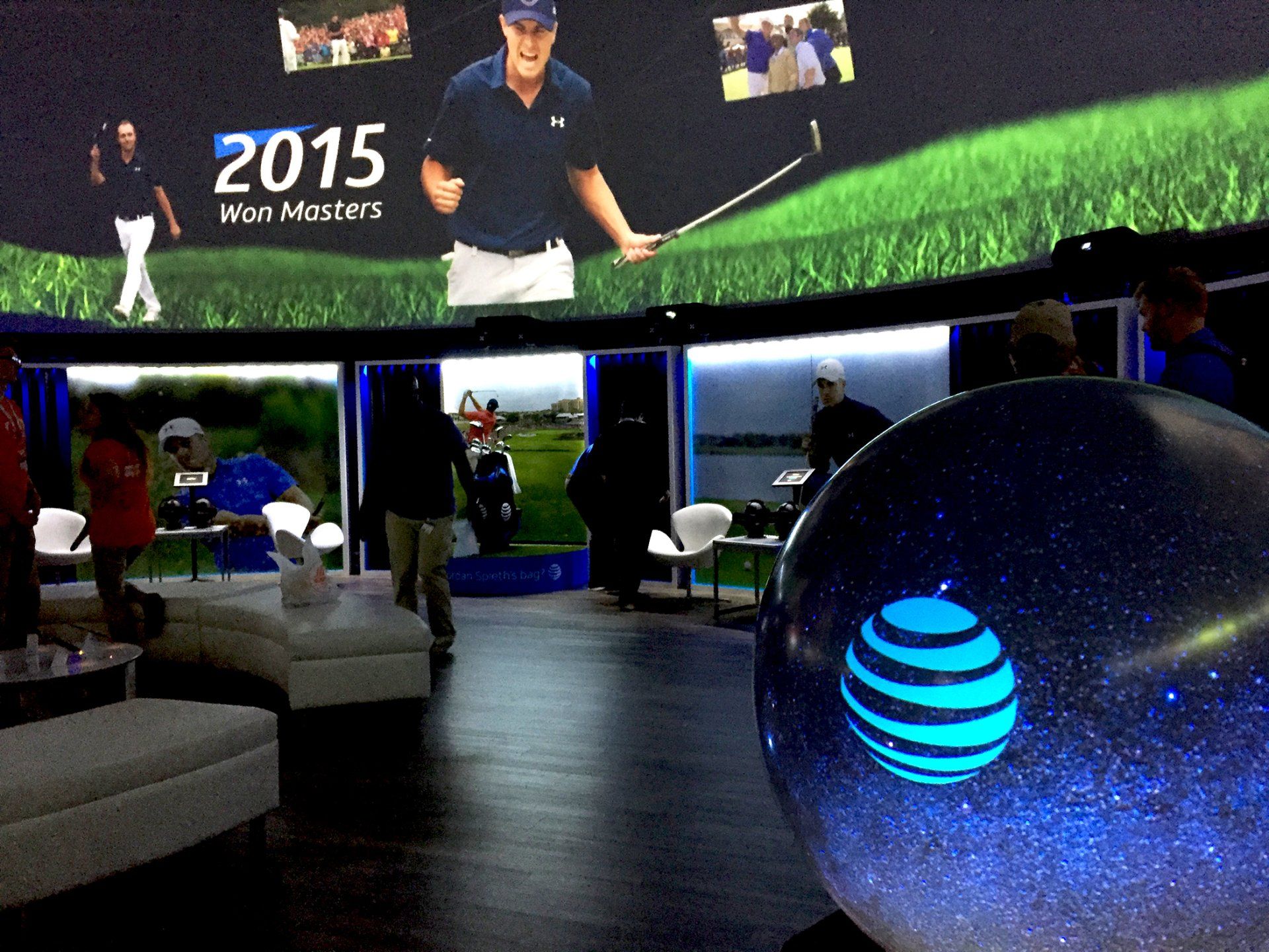 Pufferfish Interactive Sphere in AT&T Sports Dome