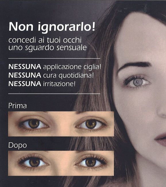 trattamento ciglia con cheratina
