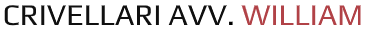 CRIVELLARI AVV. WILLIAM LOGO