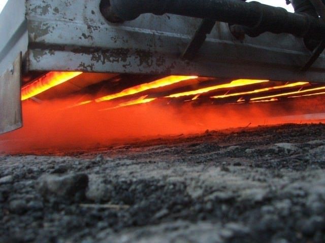 heating asphalt