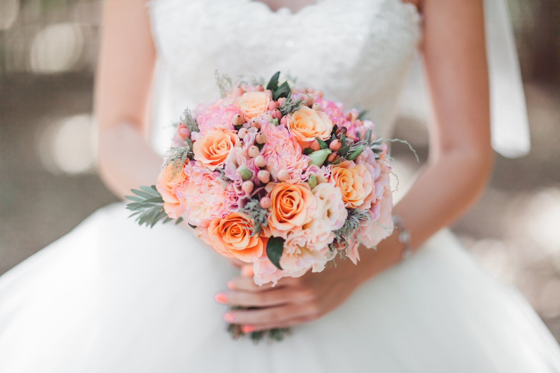 Bride with Bouquet