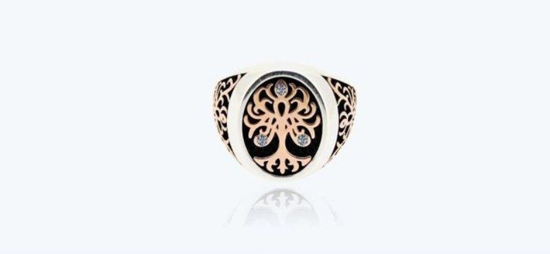 Anello con albero 3