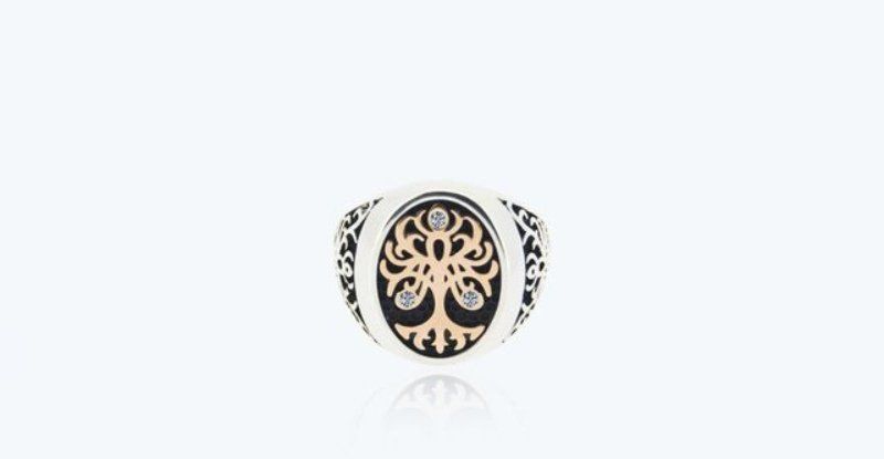 Anello con albero 2