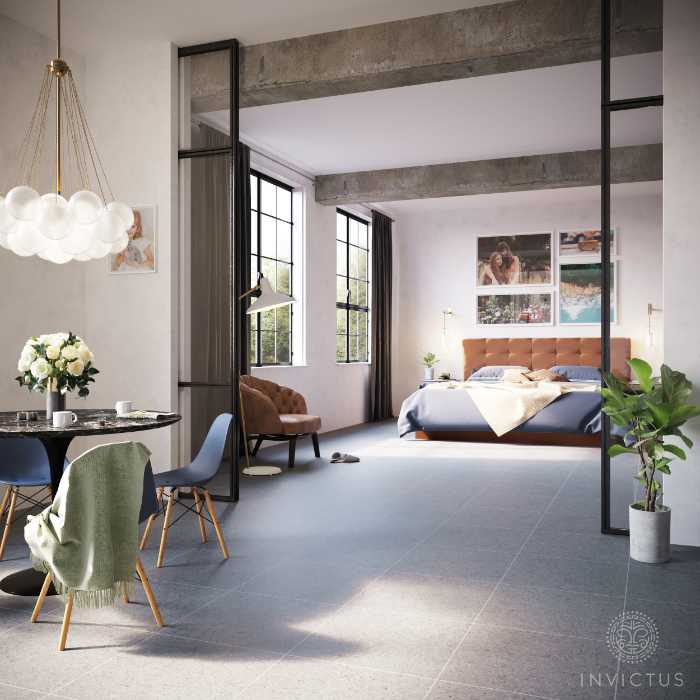 interior view of a bedroom