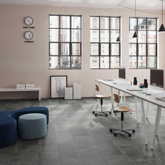 view of office desk