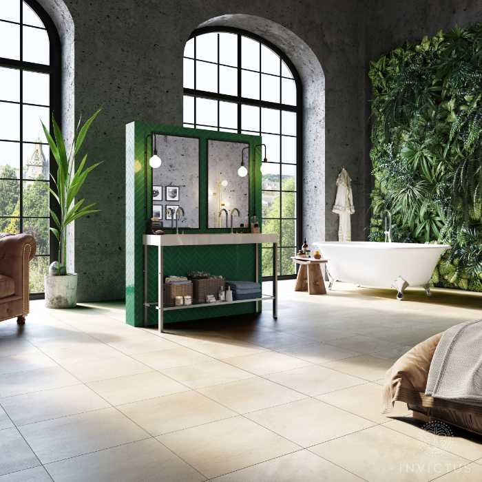 view of a big bathroom