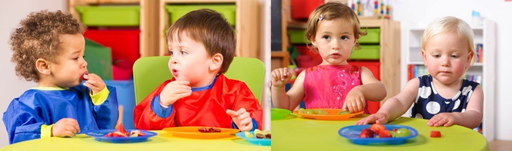 Toddlers and Tomatoes Children Eating