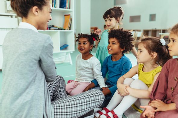 Teacher and Children — Baton Rouge, LA — Little Land Children's Learning Workshop Teacher and Children — Baton Rouge, LA — Little Land Children's Learning Workshop