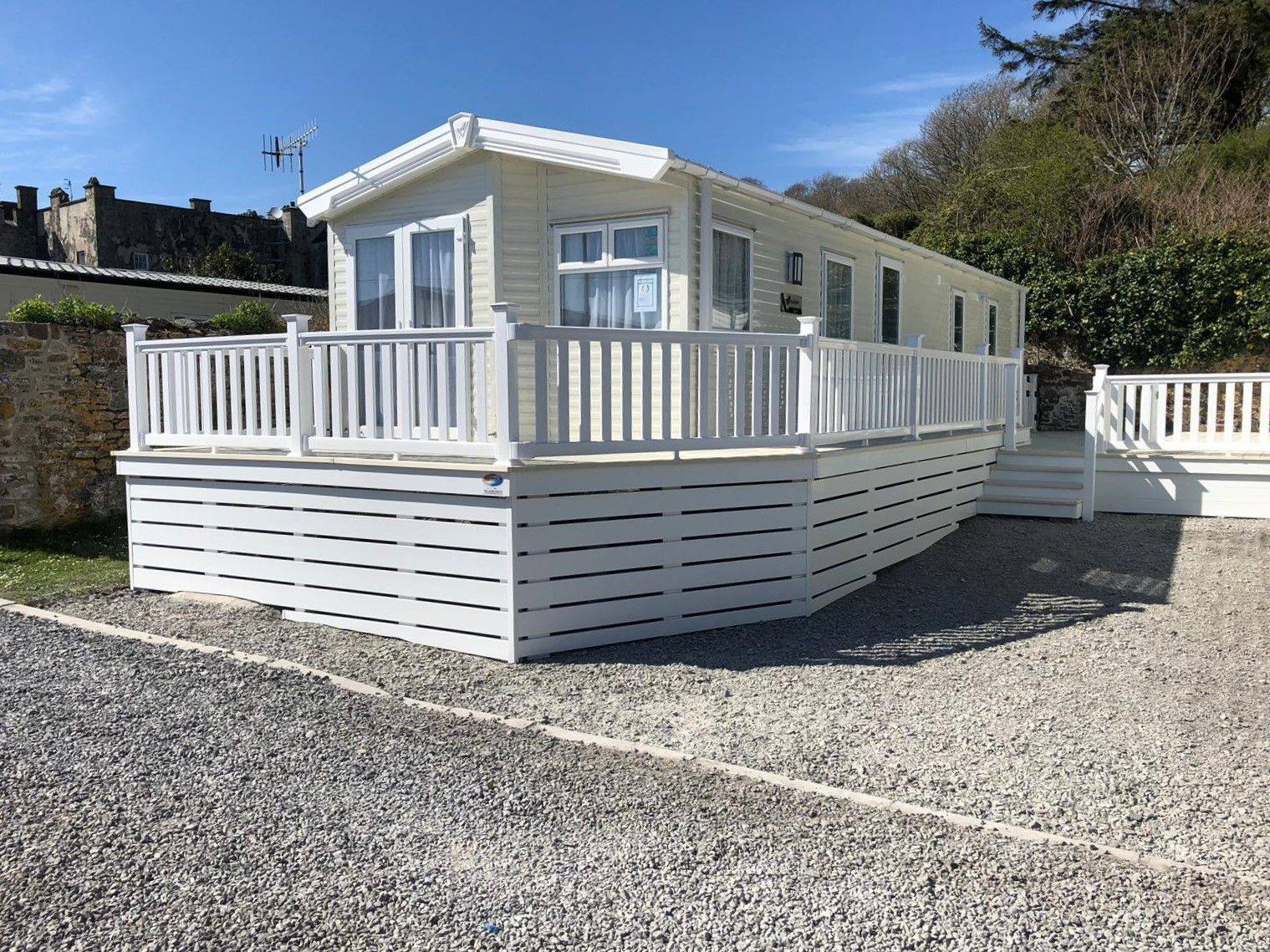 caravan decking installed pembrokeshire