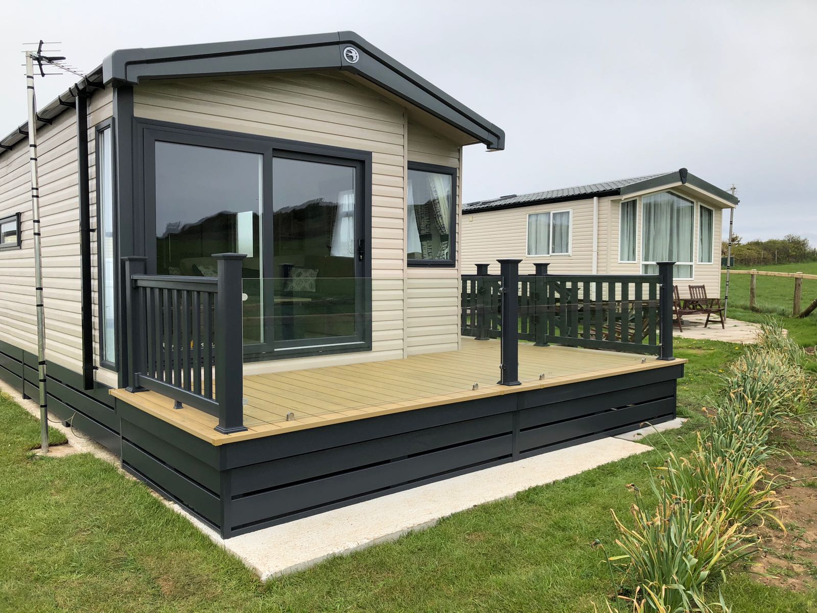 caravan decking installed Gower