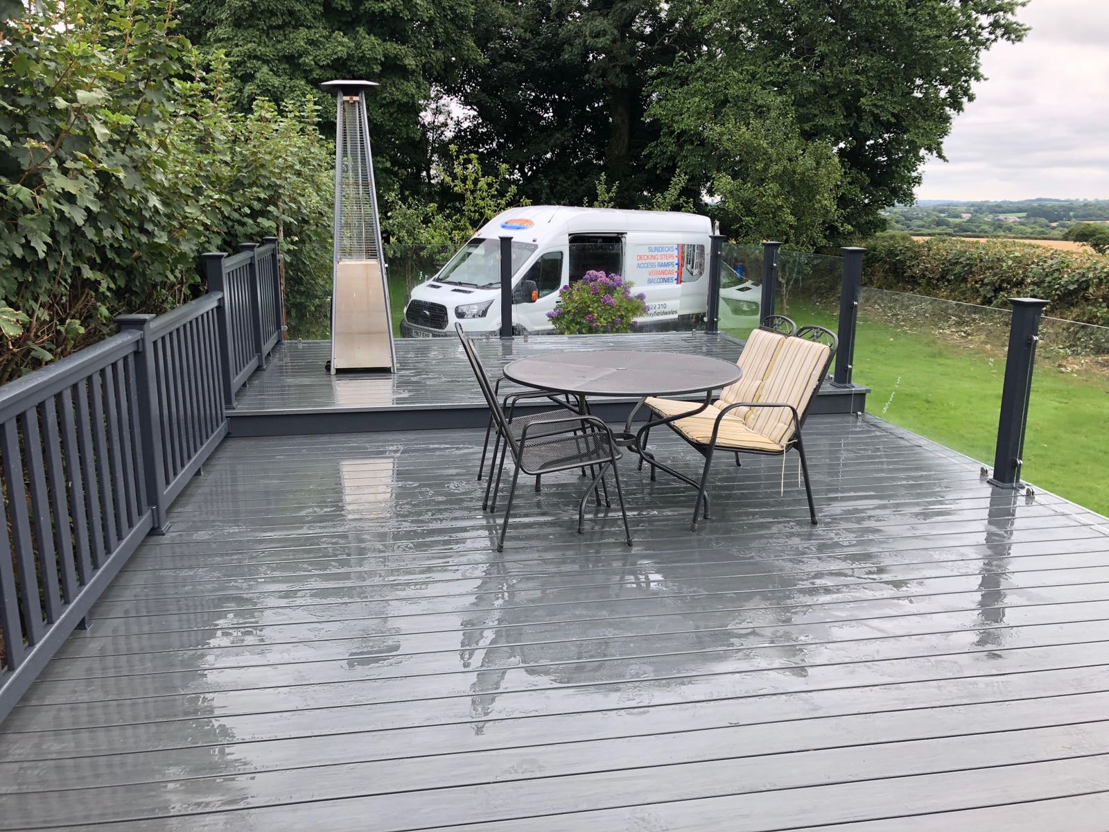 garden decking installed Aberystwyth