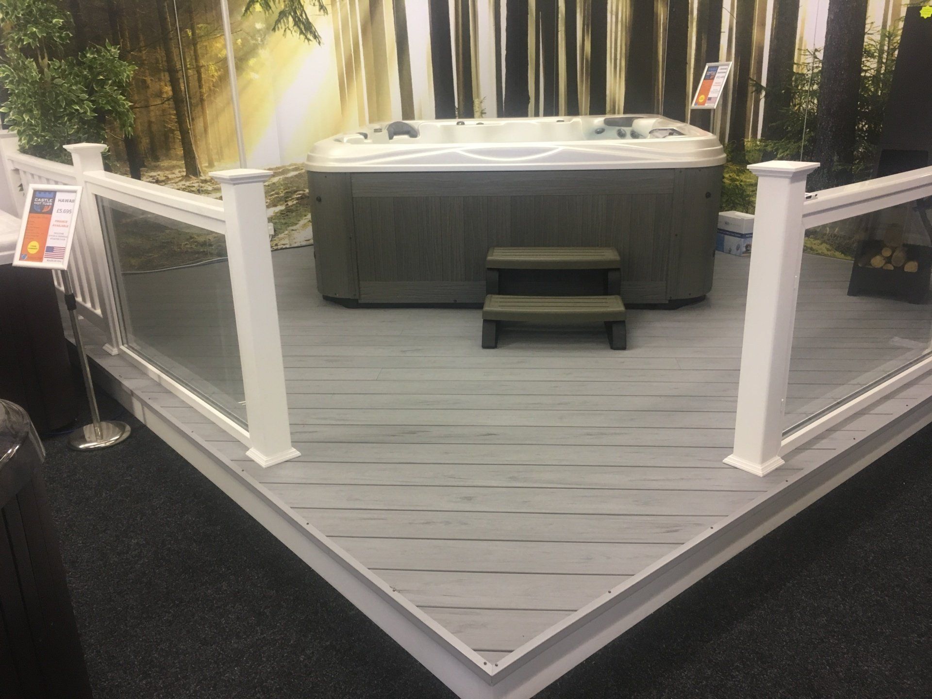 hot tub decking installed Gower