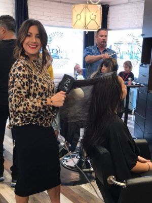 Hairdresser Posing for a Photo — Scottsdale, AZ — XanderLyn Salon Hairdresser Posing for a Photo — Scottsdale, AZ — XanderLyn Salon