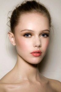 Woman with Light Orange Lips — Scottsdale, AZ — XanderLyn Salon Woman with Light Orange Lips — Scottsdale, AZ — XanderLyn Salon
