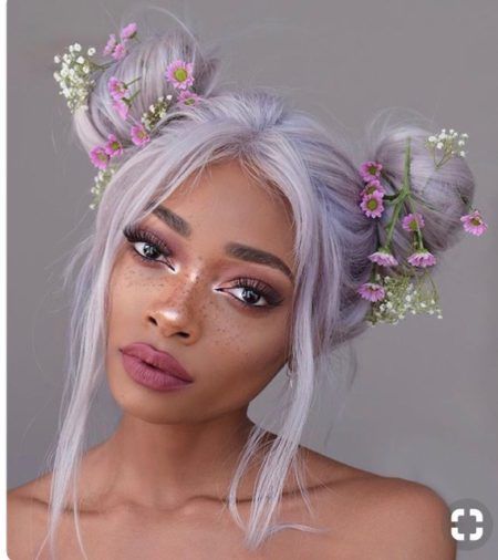 Beautiful Woman with Purple Hair — Scottsdale, AZ — XanderLyn Salon Beautiful Woman with Purple Hair — Scottsdale, AZ — XanderLyn Salon