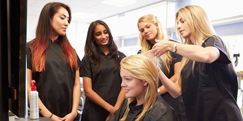 Hair Texturing — A Woman Undergoing Hair Texturing in Scottsdale, AZ