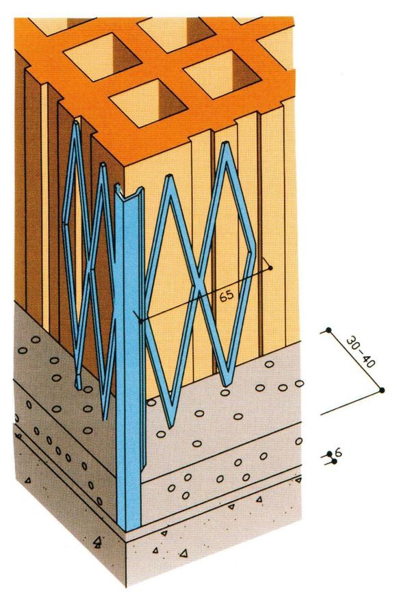 sheet-metal plaster bead for thermal insulating plaster