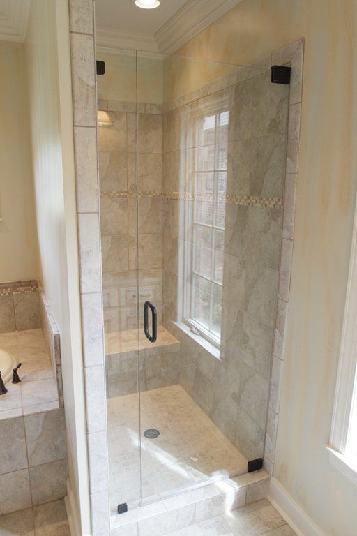 Corner Shower Room — Opelika, AL — Precision Glass Company