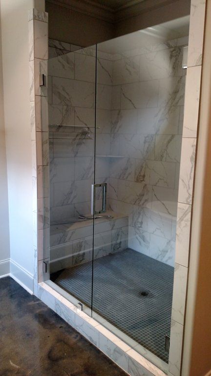 Framless Glass Shower Door — Opelika, AL — Precision Glass Company
