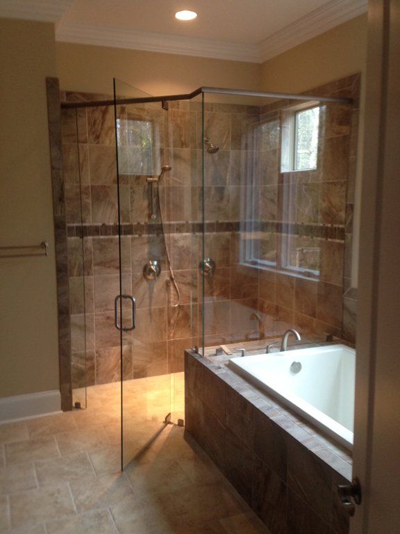 Frameless Heavy Glass Shower — Opelika, AL — Precision Glass Company