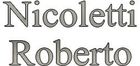 Nicoletti Dr. Roberto Nicoletti Dr. Roberto