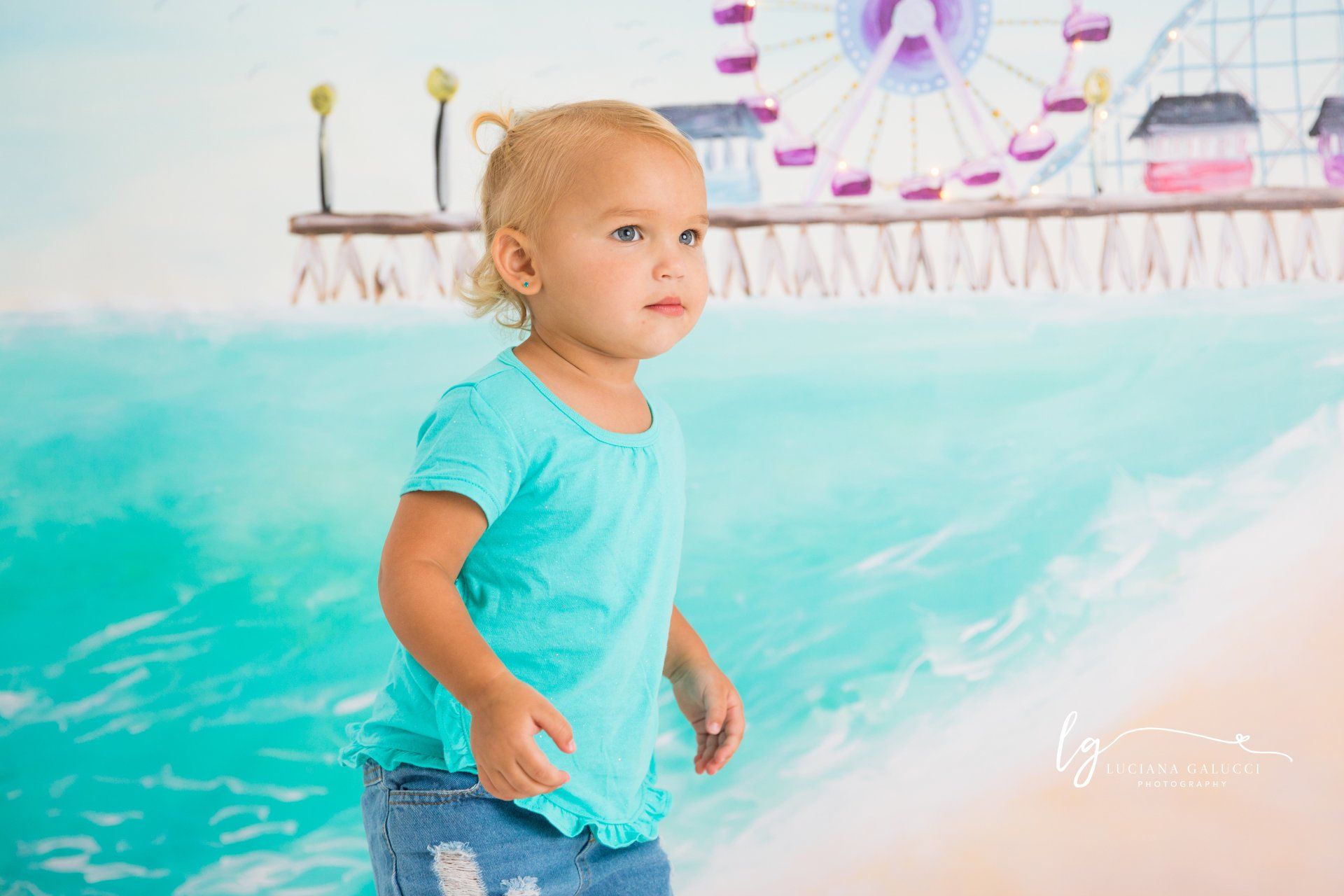 Beach themed Studio Photoshoot by Luciana Galucci Photography
