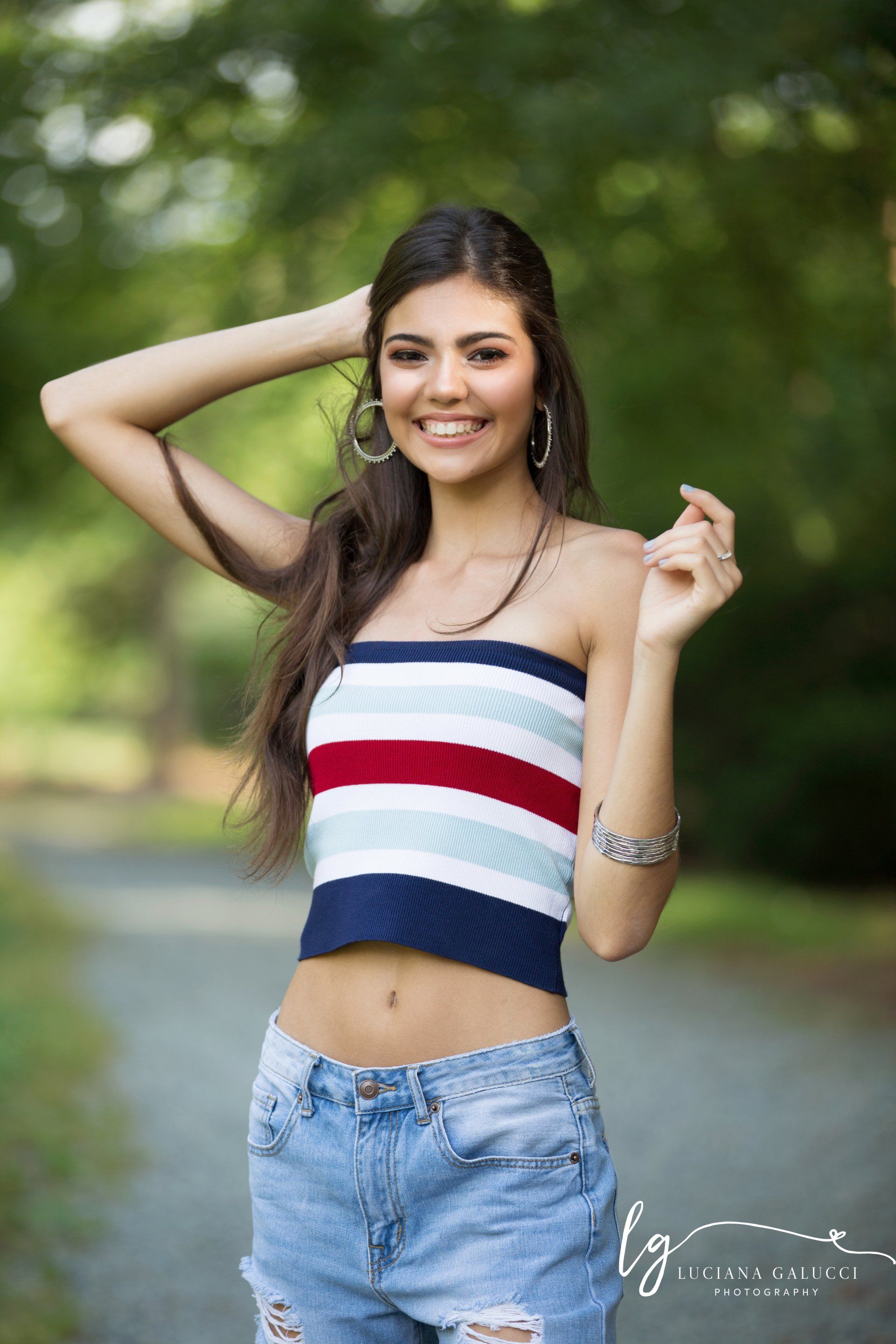 Gorgeous high school senior portrait session in Chapel Hill, North Carolina