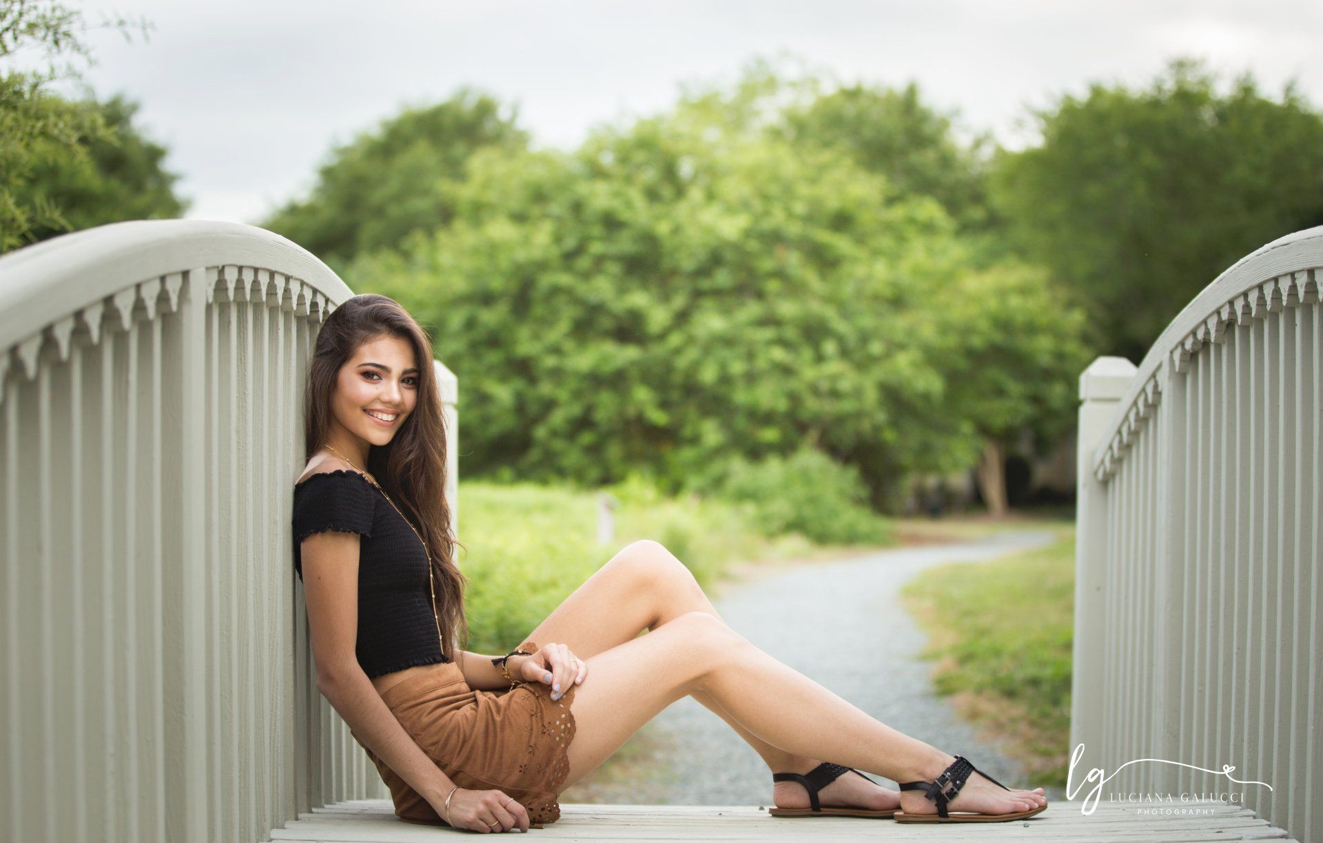 Gorgeous high school senior portrait session in Chapel Hill, North Carolina