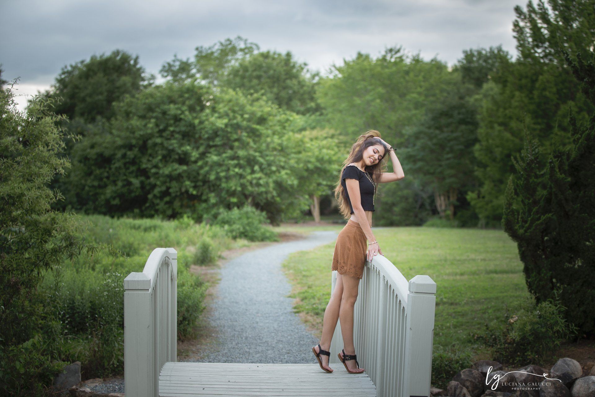 Gorgeous high school senior portrait session in Chapel Hill, North Carolina