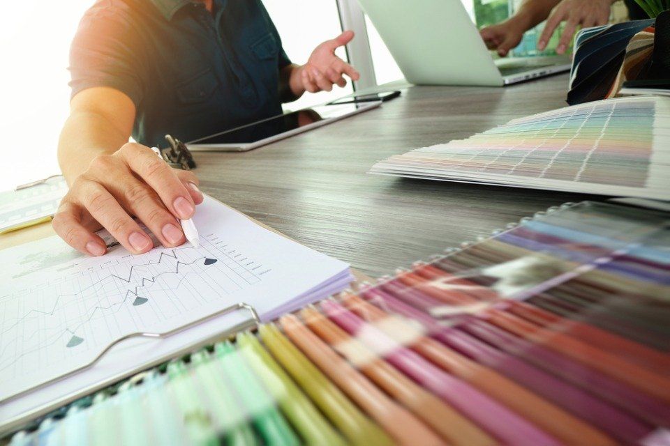 Colori e studio grafico