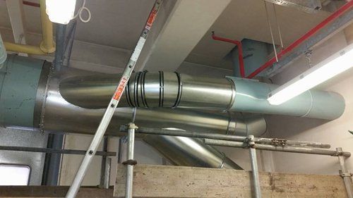 steel duct line