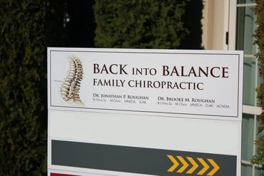 Clinic Sign - Back Into Balance Family Chiropractic