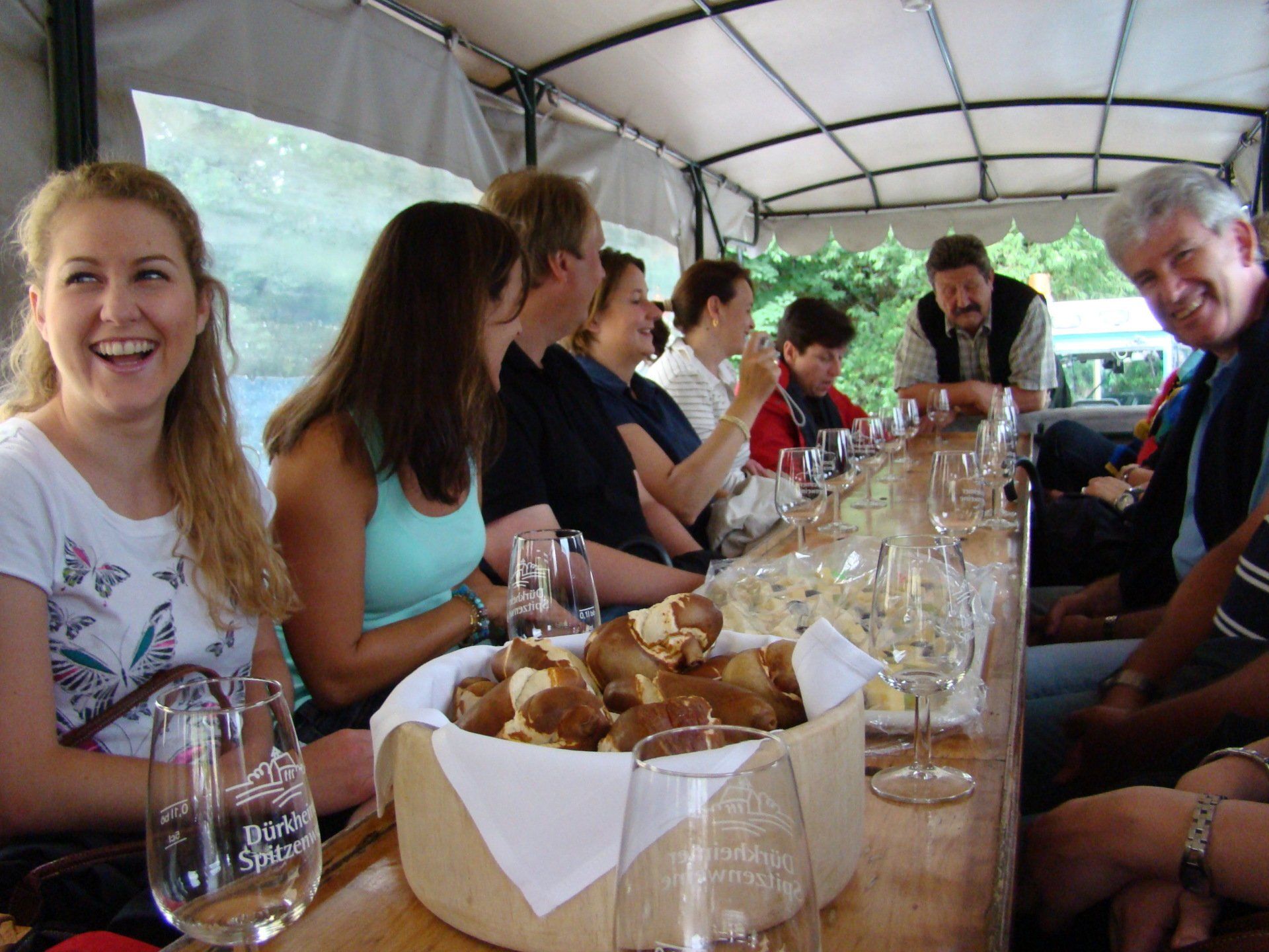 Kutschenfahrt durch die Weinberge