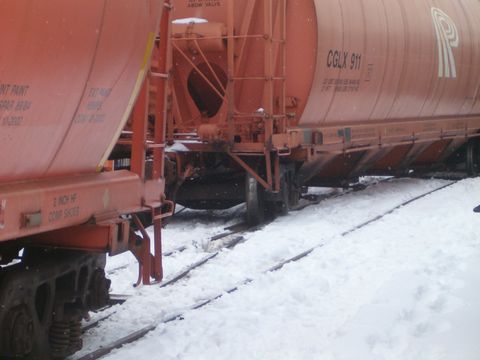 Snow in the Railroad — Menomonee Falls, WI — Volkmann Railroad Builders Snow in the Railroad — Menomonee Falls, WI — Volkmann Railroad Builders