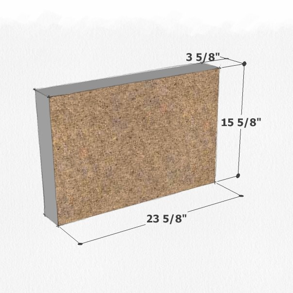 16x24 ground face concrete block