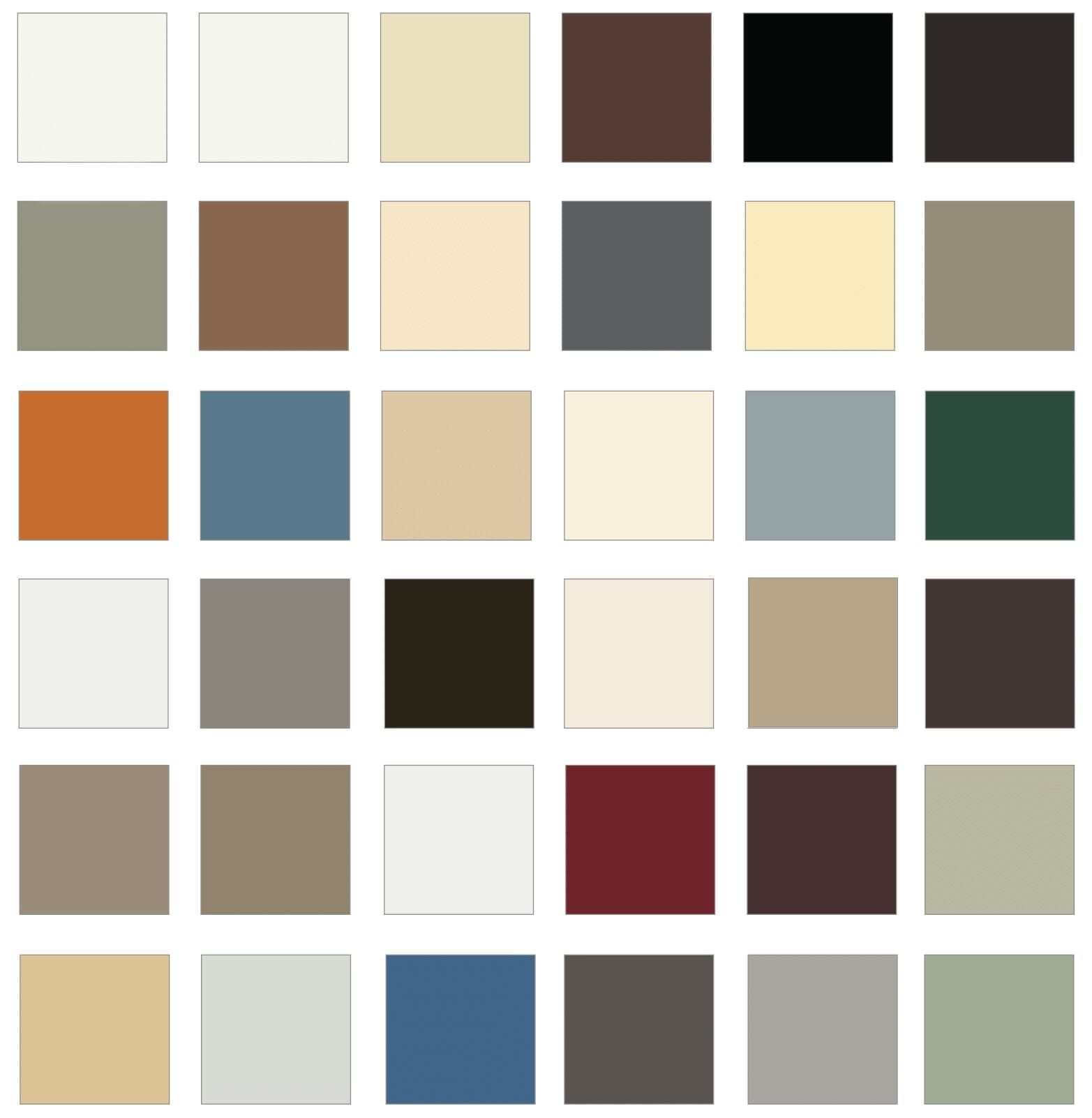 PSI Color Choices, PSI Seamless Gutters, Minocqua, WI