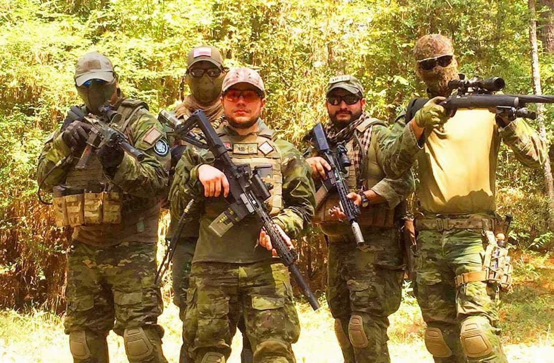 Players in battleground
