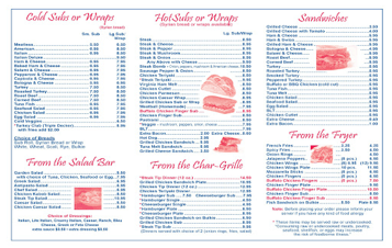Menu — Davie, FL — Fine Line Printing
