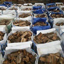 firewood in packets