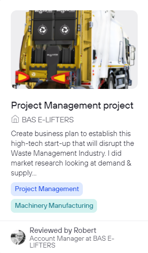 BAS E-LIFTER on RCV