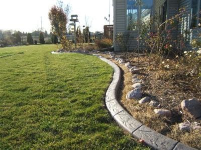 CurbScape Sealer providing finish to curbing