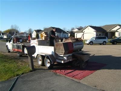 CurbScape equipment parked on street