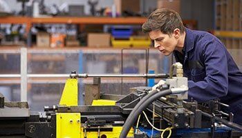 Engineer Making Hydraulic Tube — Hydraulics New England in Terryville, CT