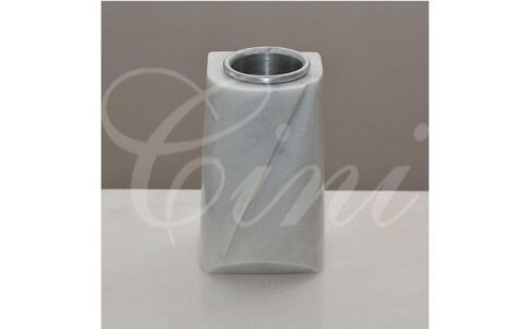 vaso per tomba marmo bianco