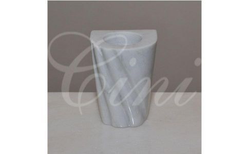 vaso per celletta marmo bianco