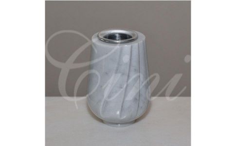 vasetti portafiori in marmo bianco