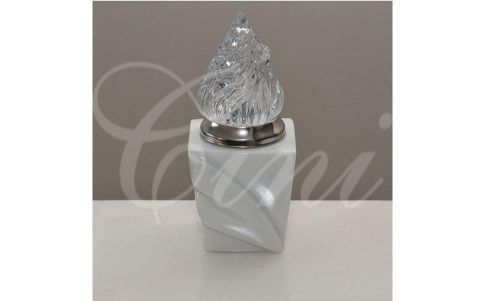 portalumini marmo bianco